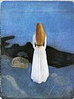 Girl on the Beach by Edvard Munch